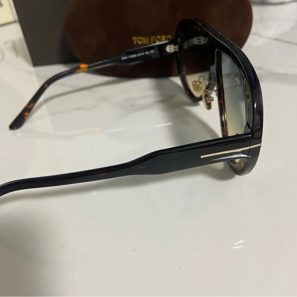 Tom Ford Brown Gradient Sunglasses - Picture 8 of 9